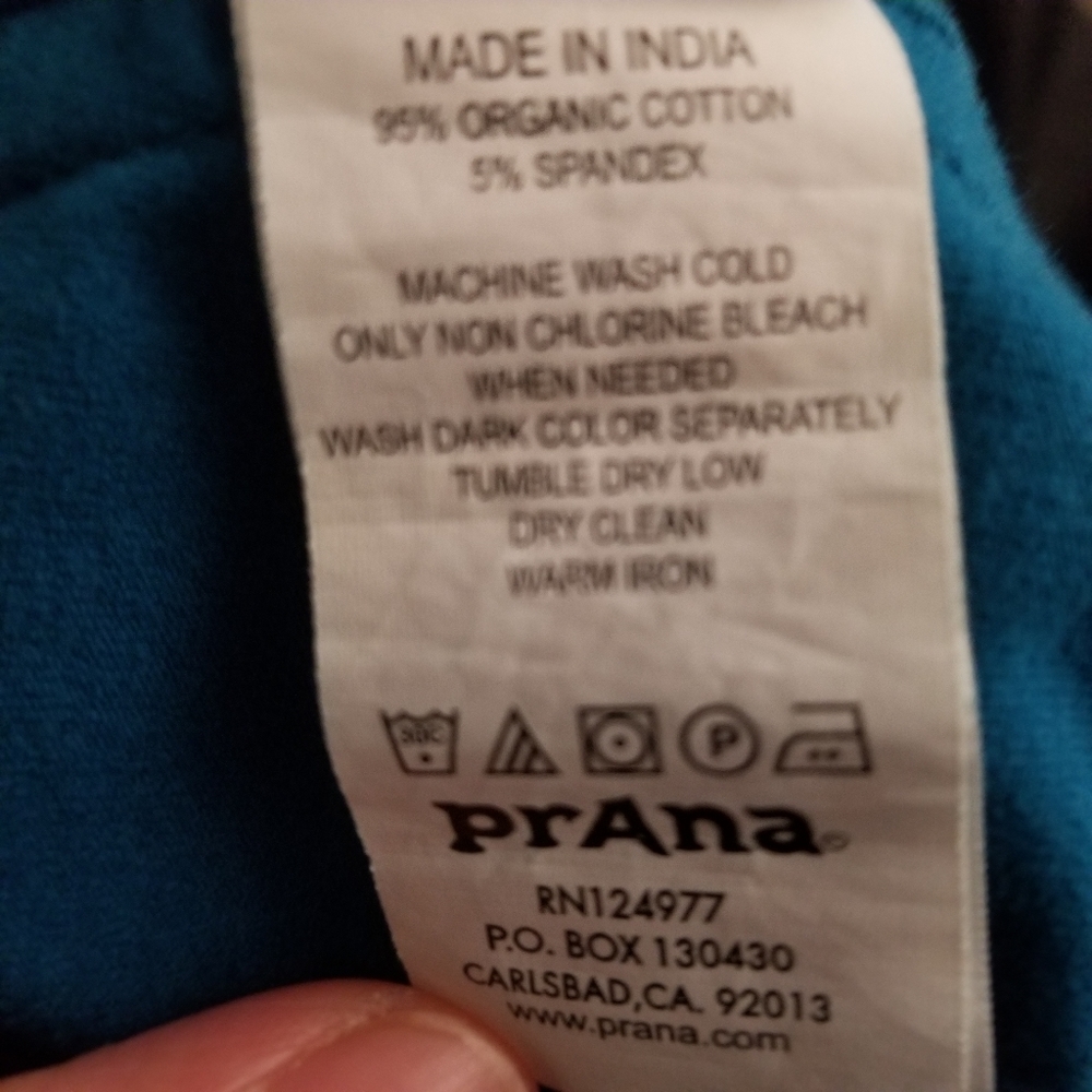 Prana Tia High Low Skirt Teal Medium - Picture 8 of 8